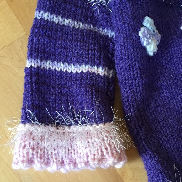 HANDKNIT By Marlis Erikson Toddler Cardigan Sweater - Picture 13 of 17